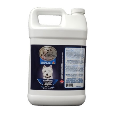 Shampoing Bleu avec fragrance melon d’eau pour chien 4L Kuddly Doo
